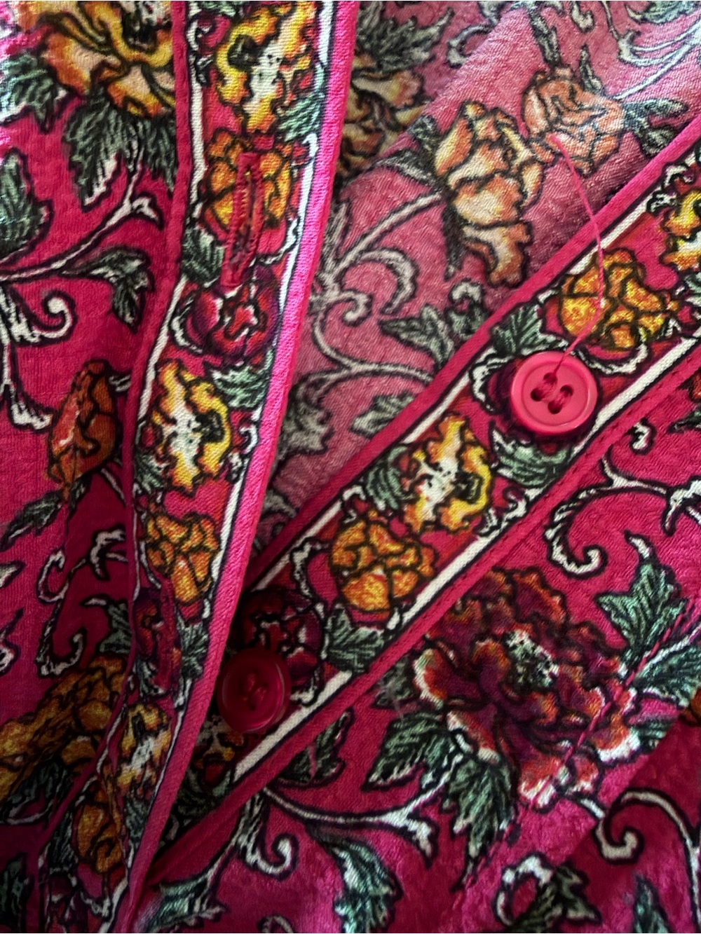 Max Studio Raspberry Floral Maxi Dress - Picture 3 of 9
